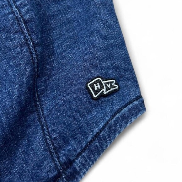 K-State Wildcats Blue Denim Corset Tank Top Small Hype And Vice Embroidered Logo - Picture 3 of 5